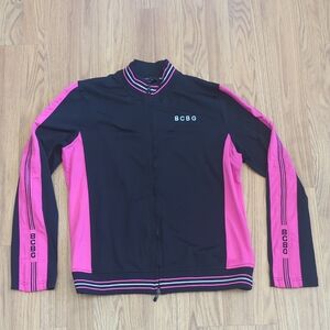 BCBG Jacket with Stand-Up Collar Size XL X-large